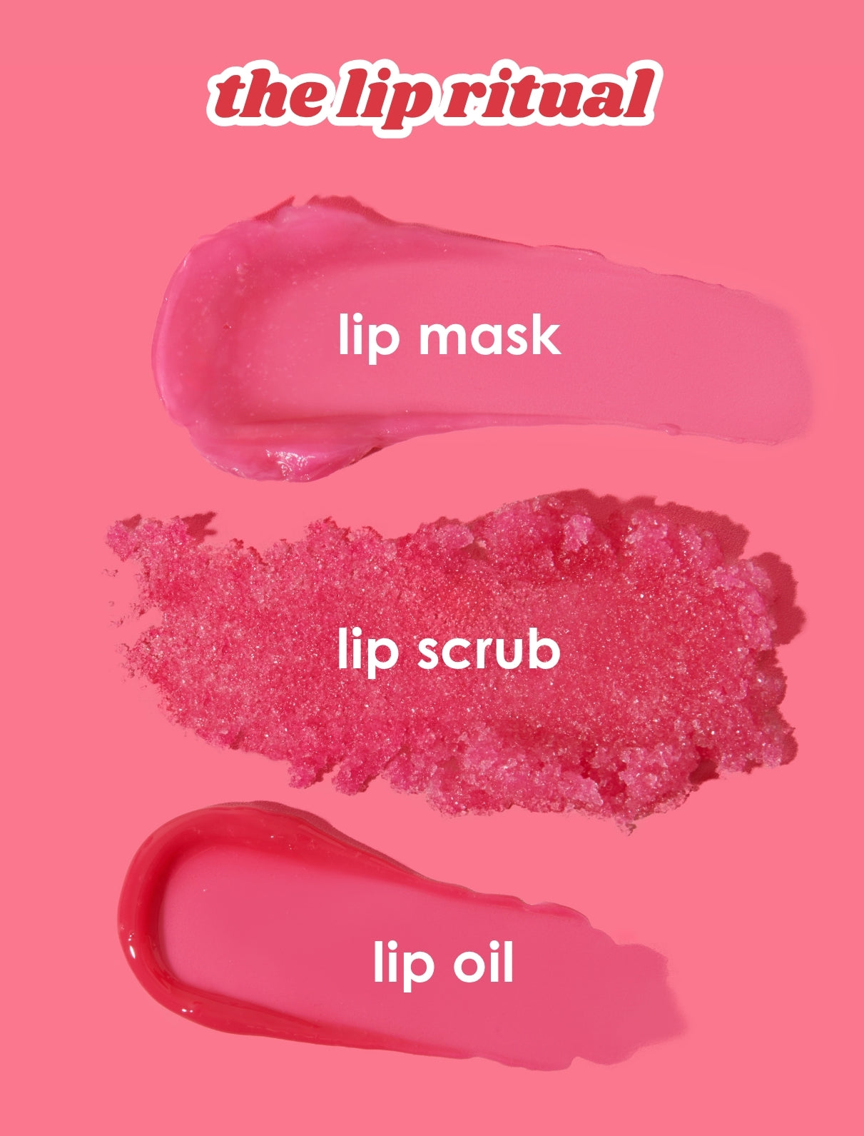 Ciroa Pomegranate & Cherry Ultimate Lip Care Ritual zestaw do ust 3 szt nawilżający