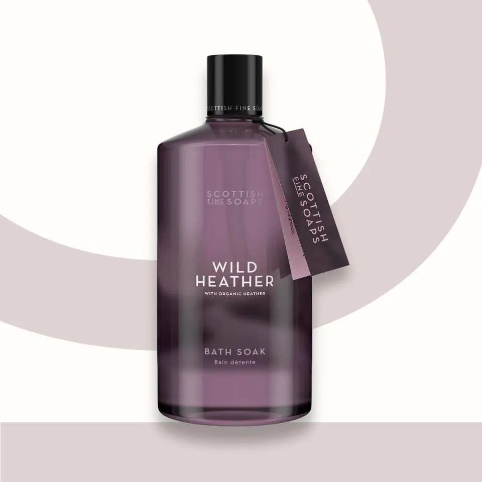 Scottish Fine Soaps Wild Heather płyn do kąpieli 500 ml wrzosowy