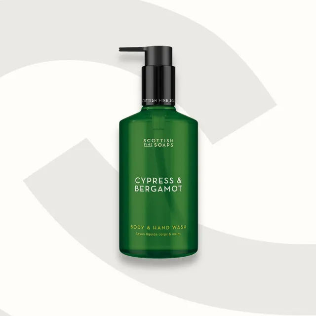 Scottish Fine Soaps Cypress & Bergamot żel do rąk i ciała 300 ml