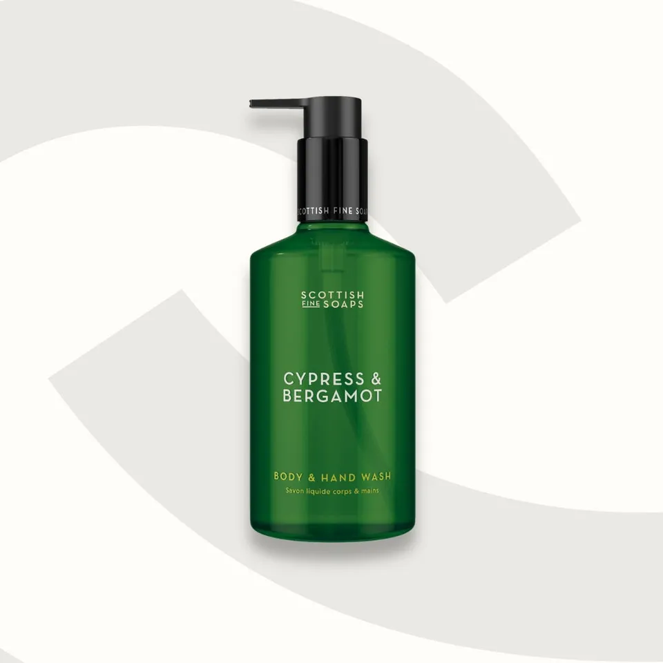 Scottish Fine Soaps Cypress & Bergamot żel do rąk i ciała 300 ml