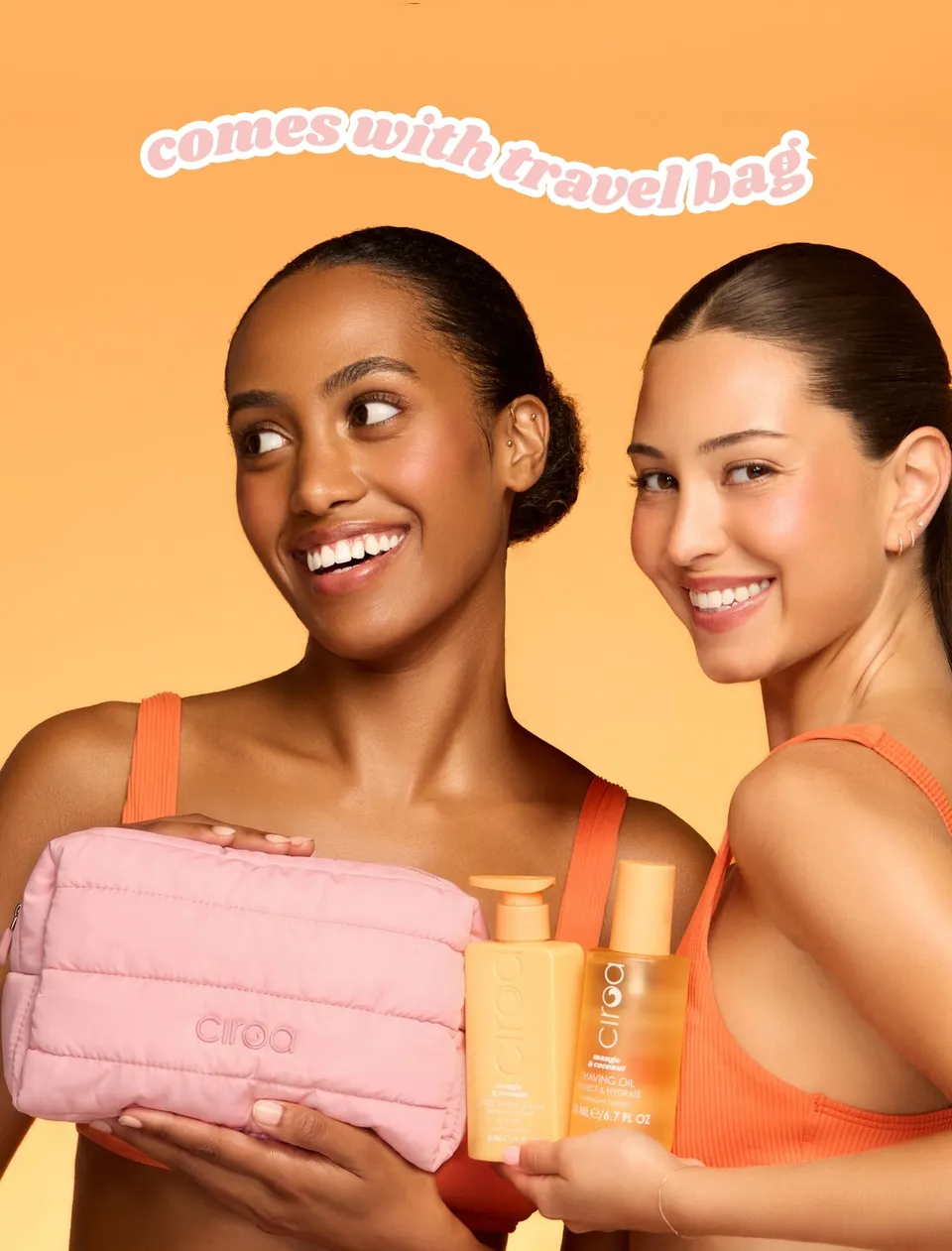 Ciroa Mango & Coconut zestaw do golenia z kosmetyczką