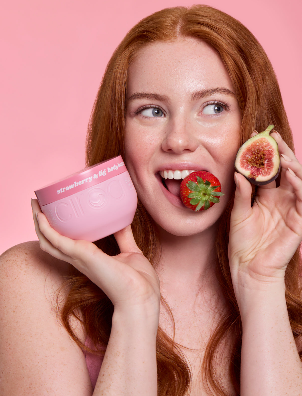 Ciroa Strawberry & Fig zestaw do ciała 3 szt truskawka figa