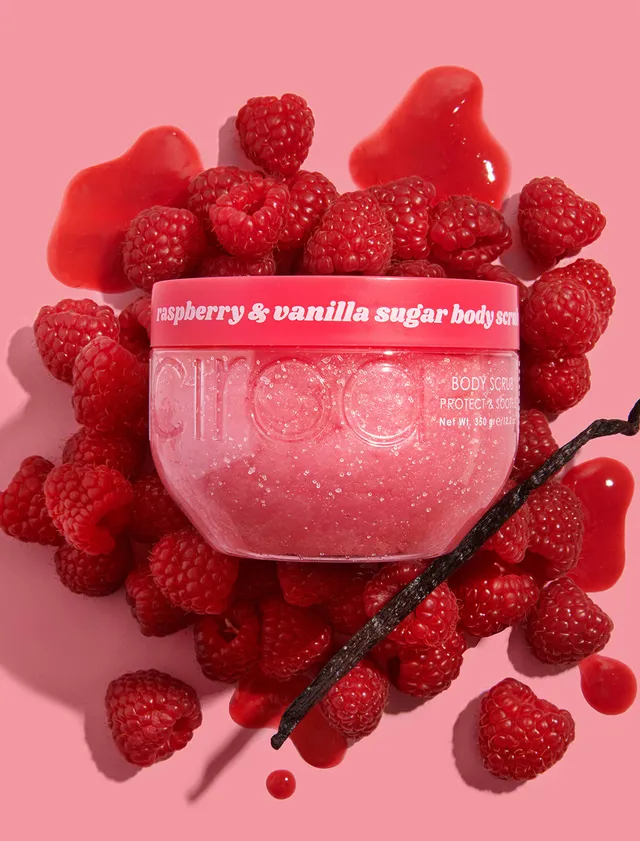 Ciroa Raspberry & Vanilla peeling do ciała 350 g malina-wanilia