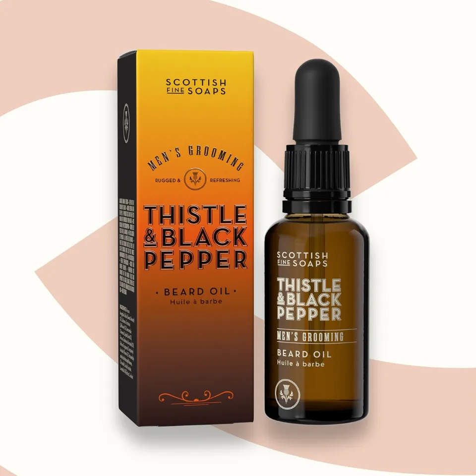 Scottish Fine Soaps Thistle & Black Pepper olejek do brody 30ml