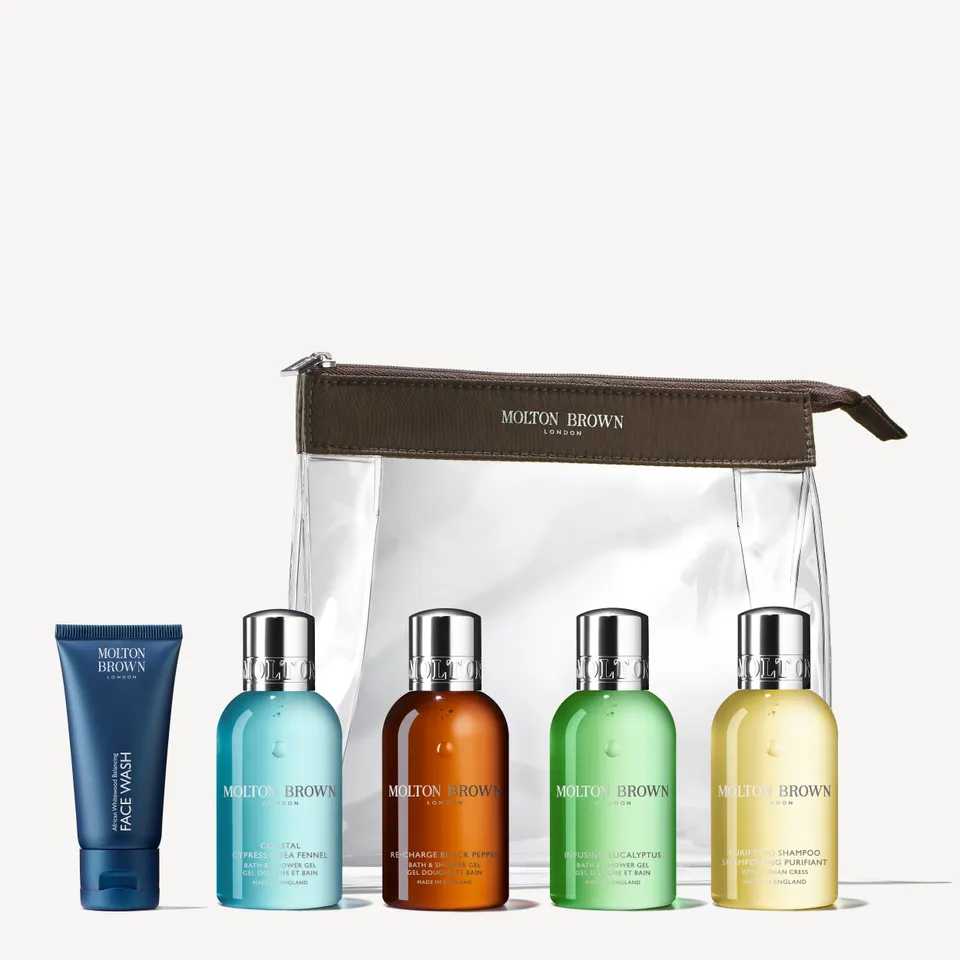 Molton Brown zestaw podróżny 5 mini kosmetyków do ciała i włosów