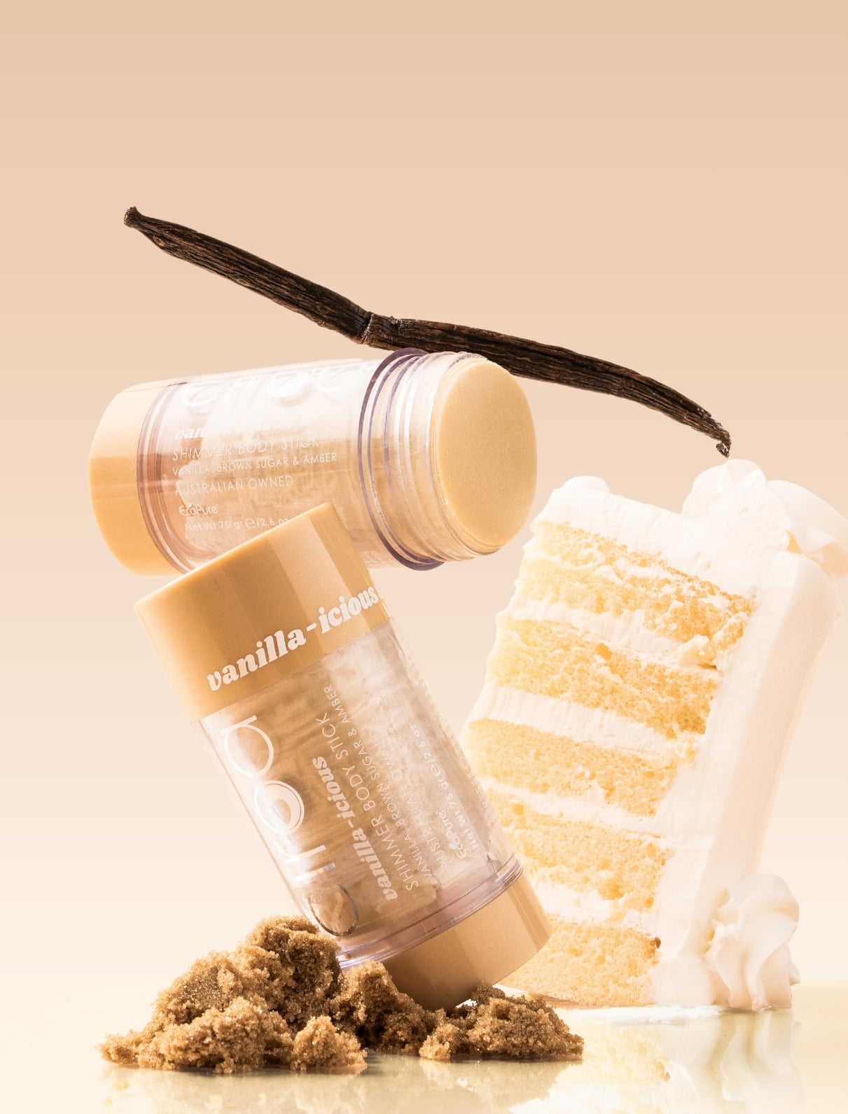 Ciroa Vanilla-icious Shimmer Body Stick sztyft do ciała 75 g wanilia