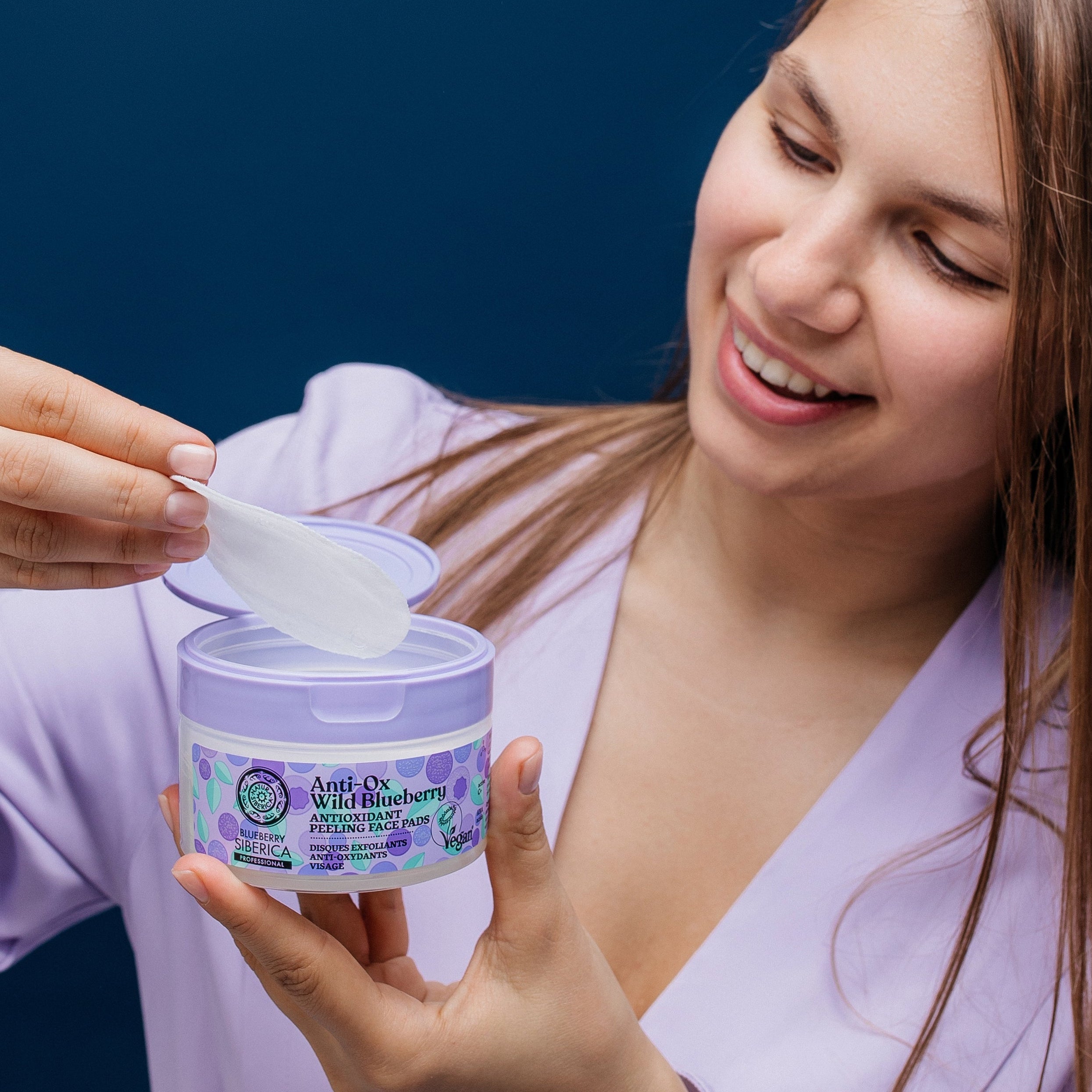 Taiga Siberica Antioxidant Peeling Face Pads płatki wygładzające