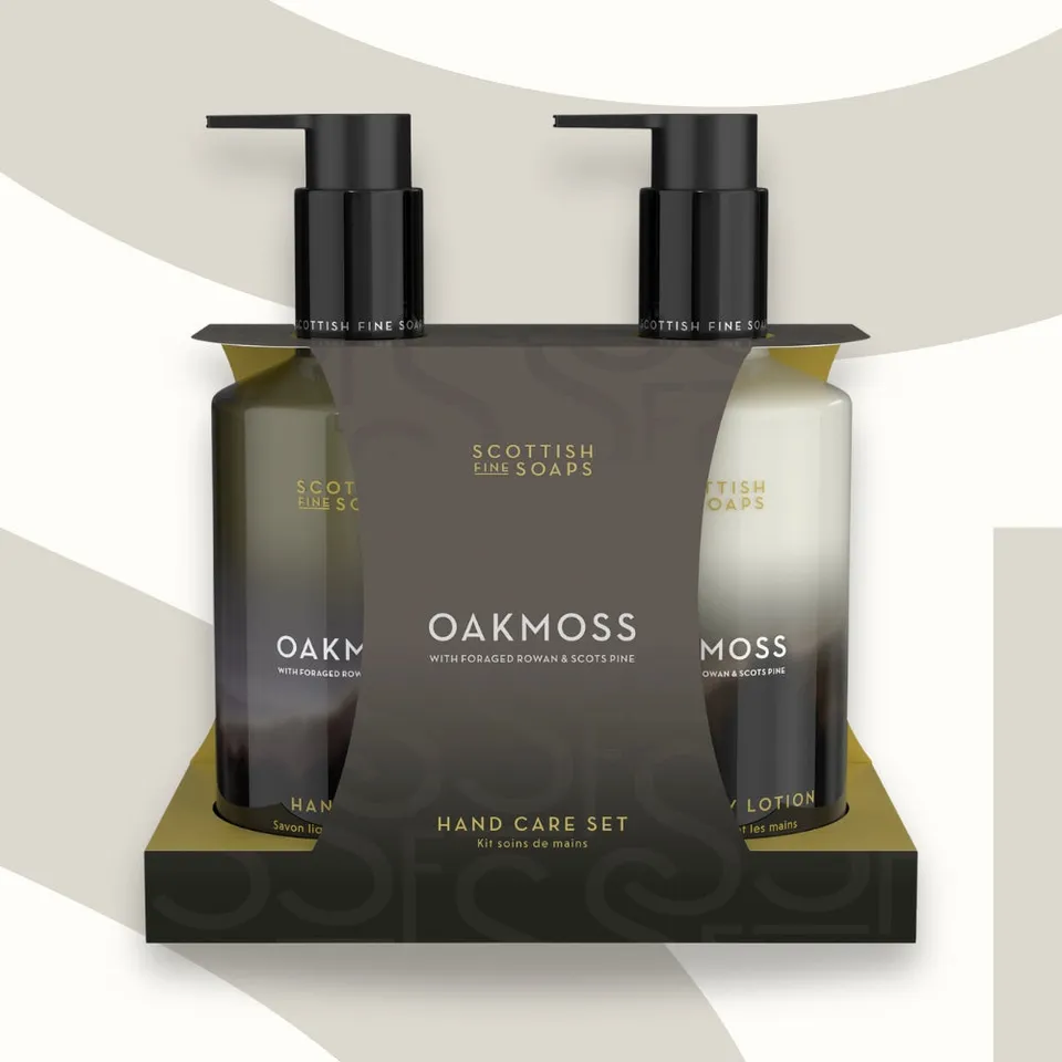 Scottish Fine Soaps Oakmoss zestaw do rąk 2x300ml leśny