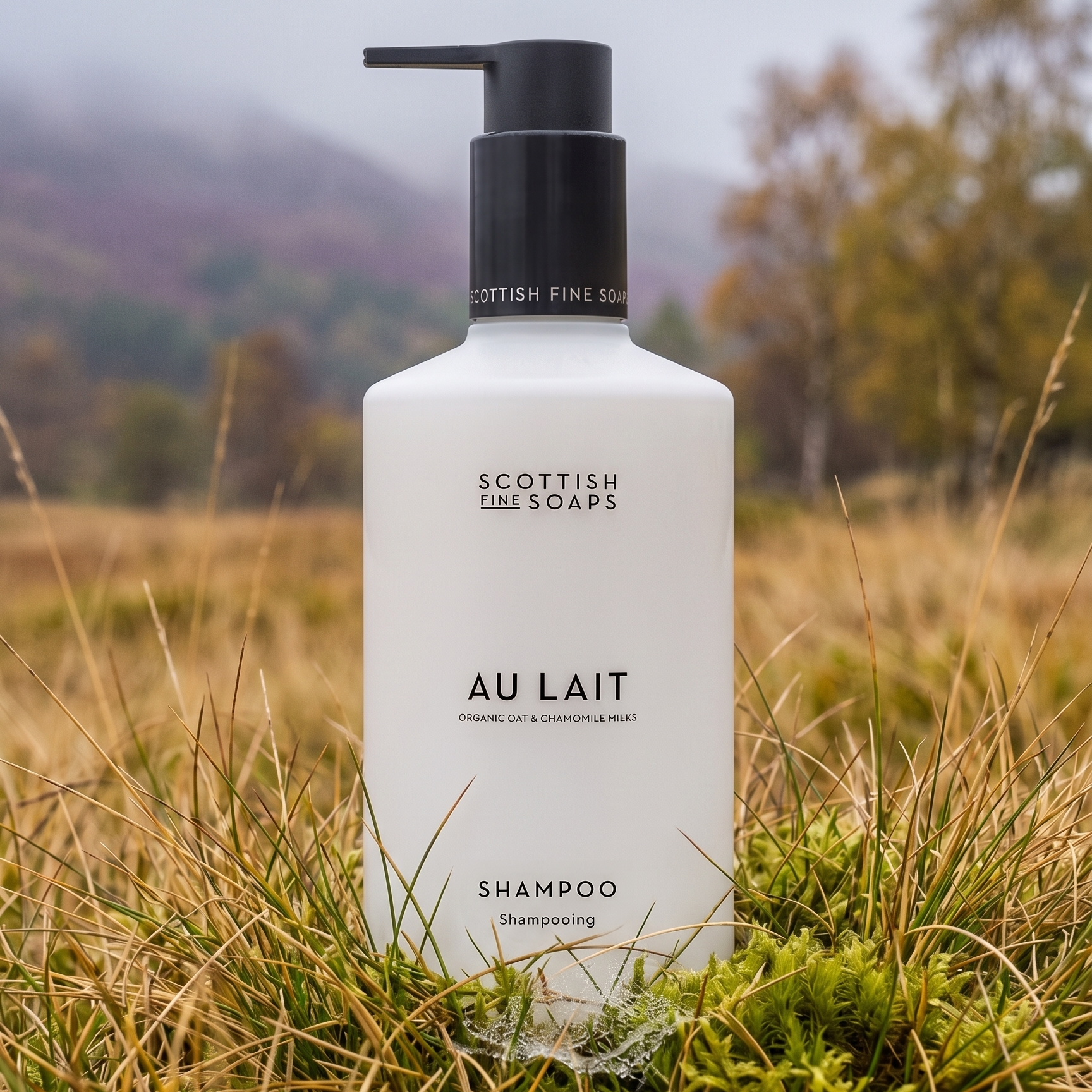 Scottish Fine Soaps Au Lait szampon do włosów 300 ml mleczny