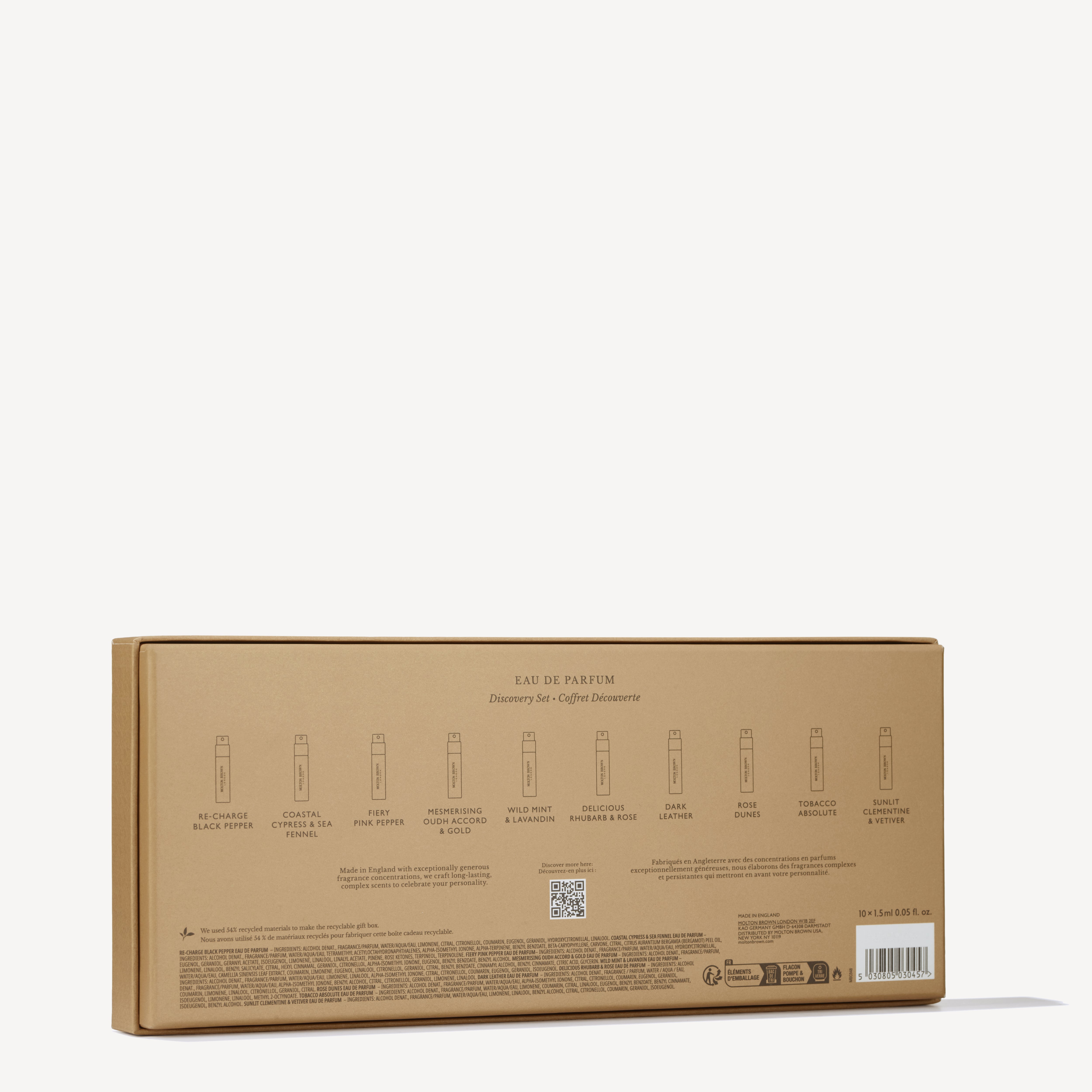 Molton Brown Discovery Set próbki wód 10x1,5 ml unisex