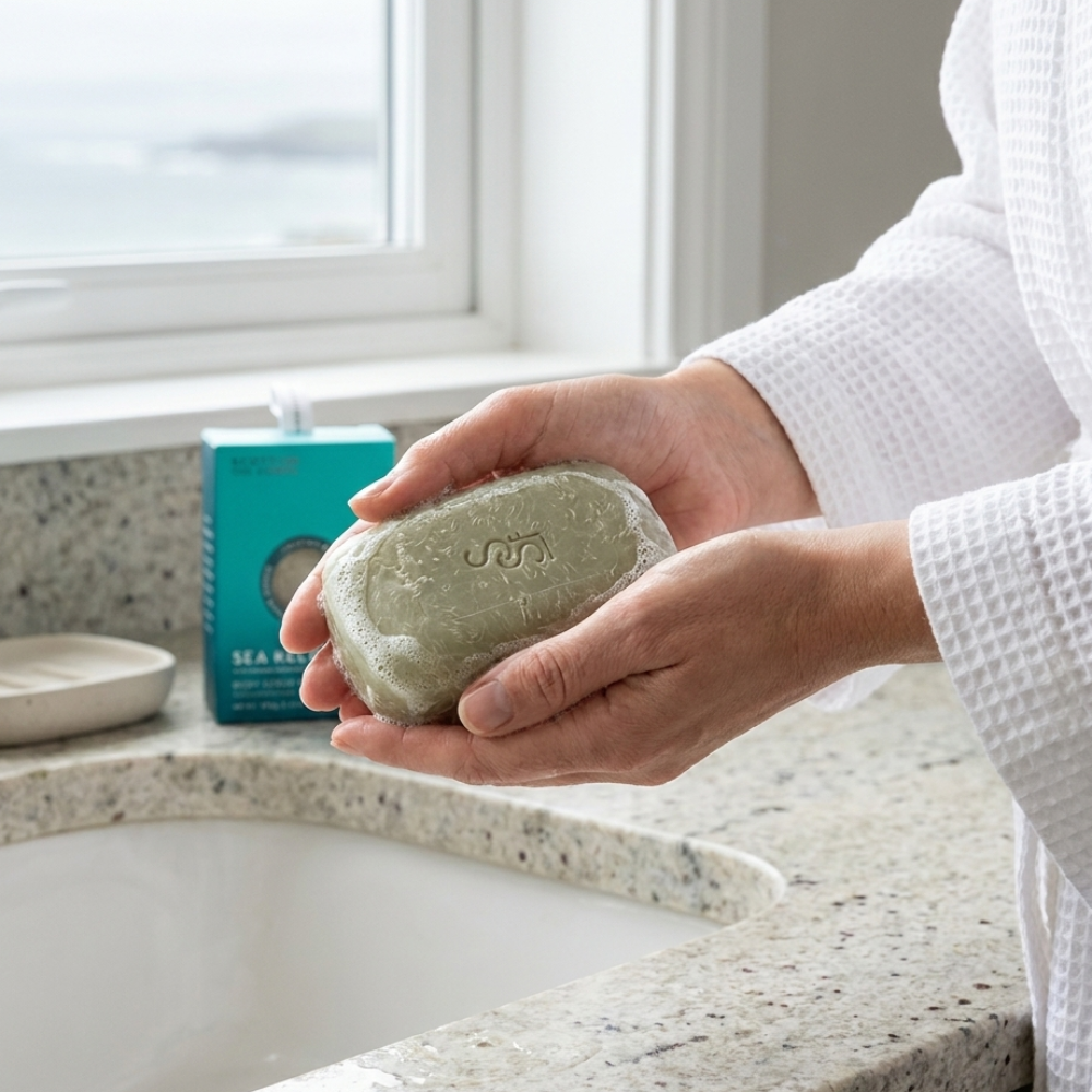 Scottish Fine Soaps Sea Kelp peeling w kostce 150 g