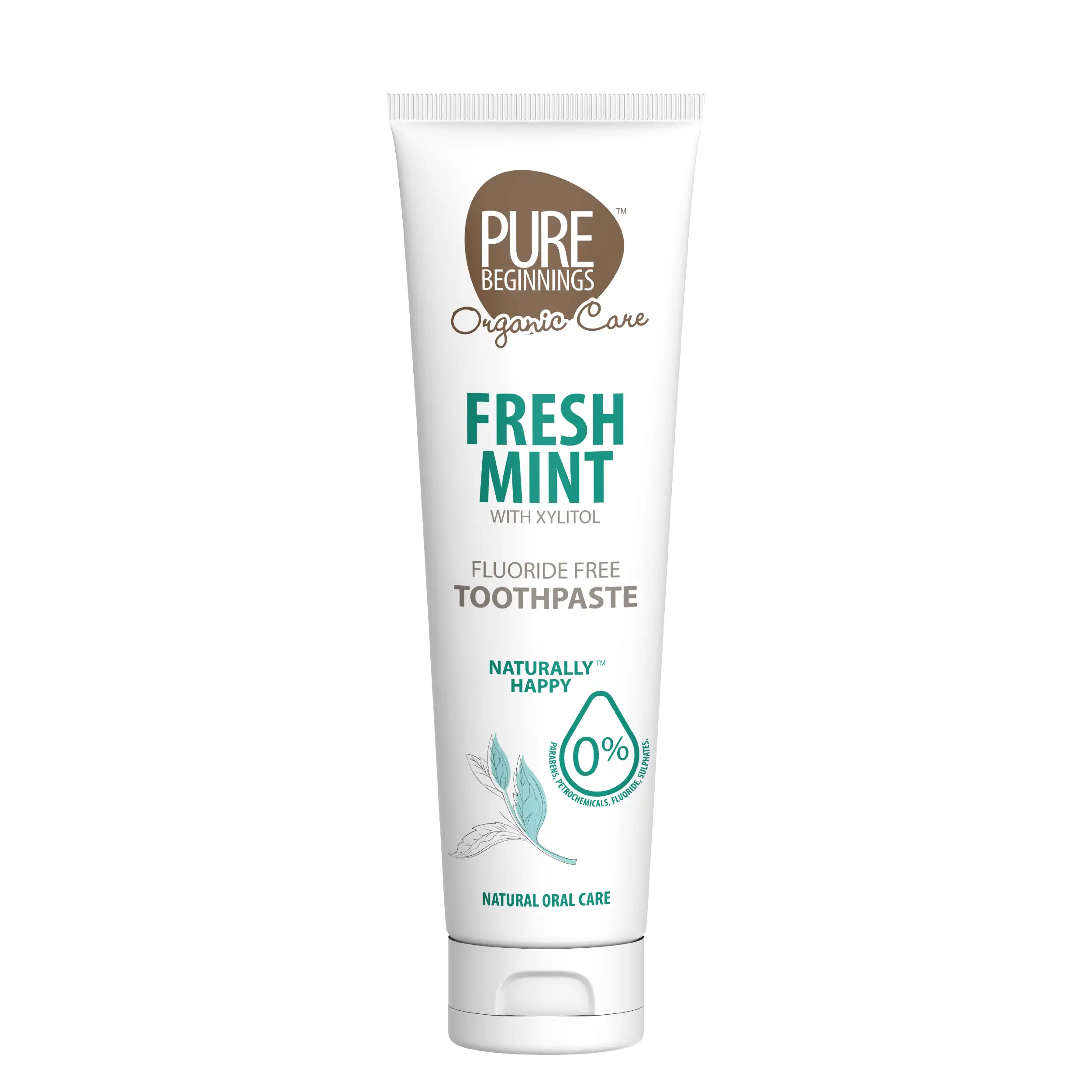 Pure Beginnings Fresh Mint pasta do zębów 100 ml bez fluoru