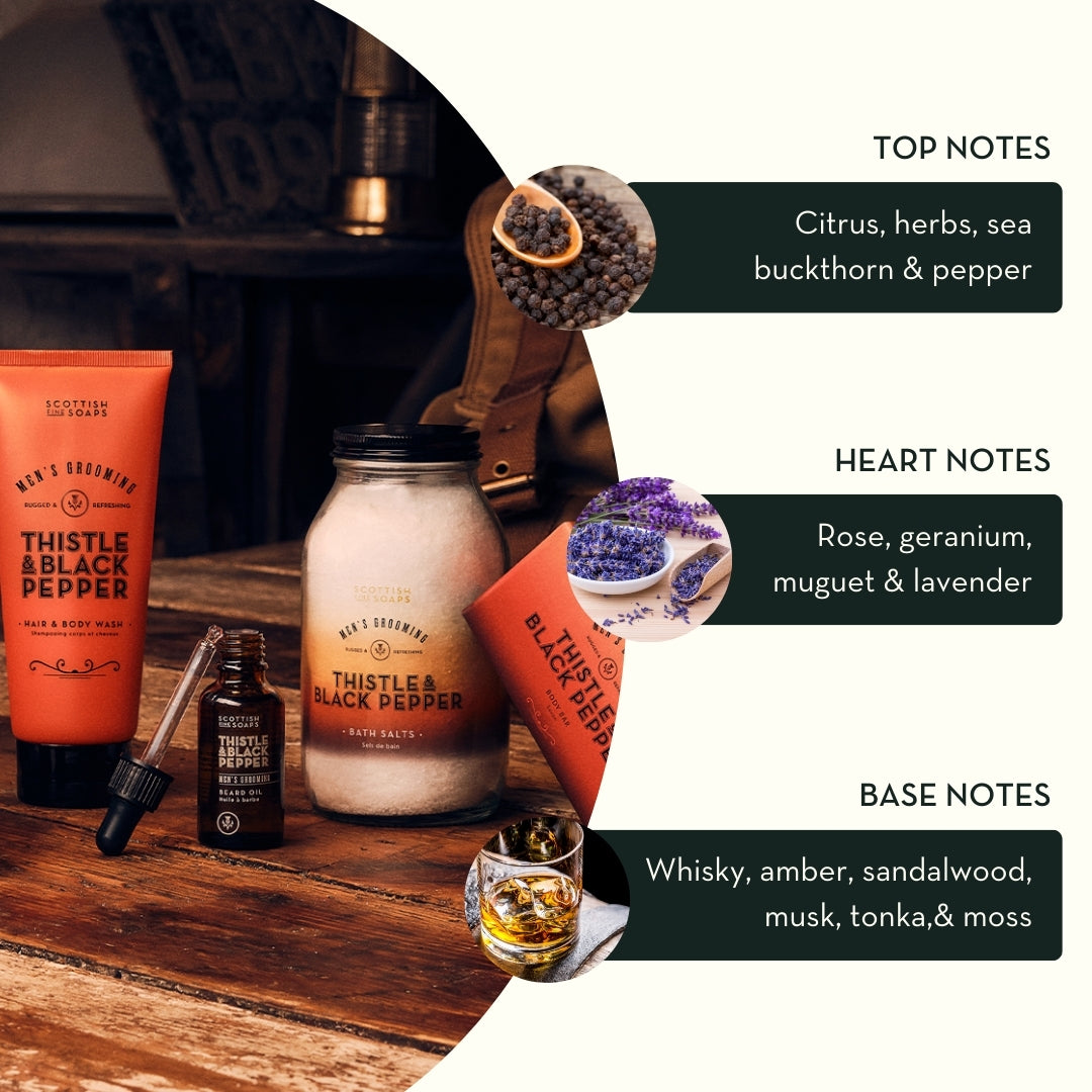 Scottish Fine Soaps Thistle Black Pepper mydło 300 ml męskie