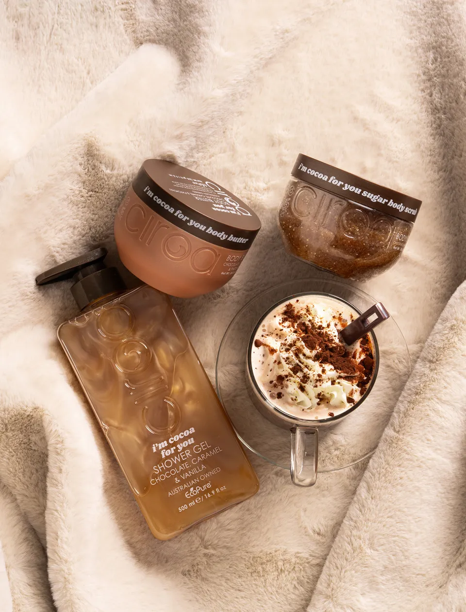 Ciroa I'm Cocoa For You zestaw do ciała czekoladowy 3 szt